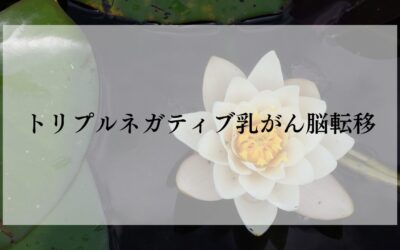 トリプルネガティブ乳がん脳転移