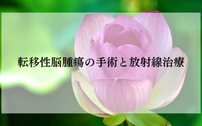 脳腫瘍の手術と放射線治療について